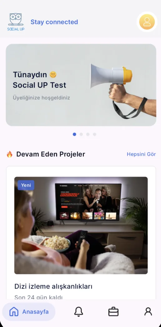 SocialUp & PiPanel – SocialUp ekran görüntüsü